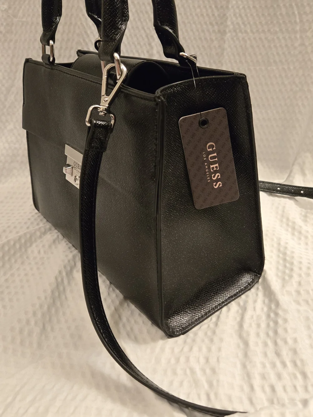 Guess satchel black
